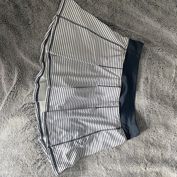 Striped Navy and White Skirt - Picture 5 of 8